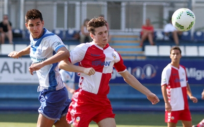 Imatge d'un partit de pretemporada del juvenil contra l'Europa | Àngel Garreta
